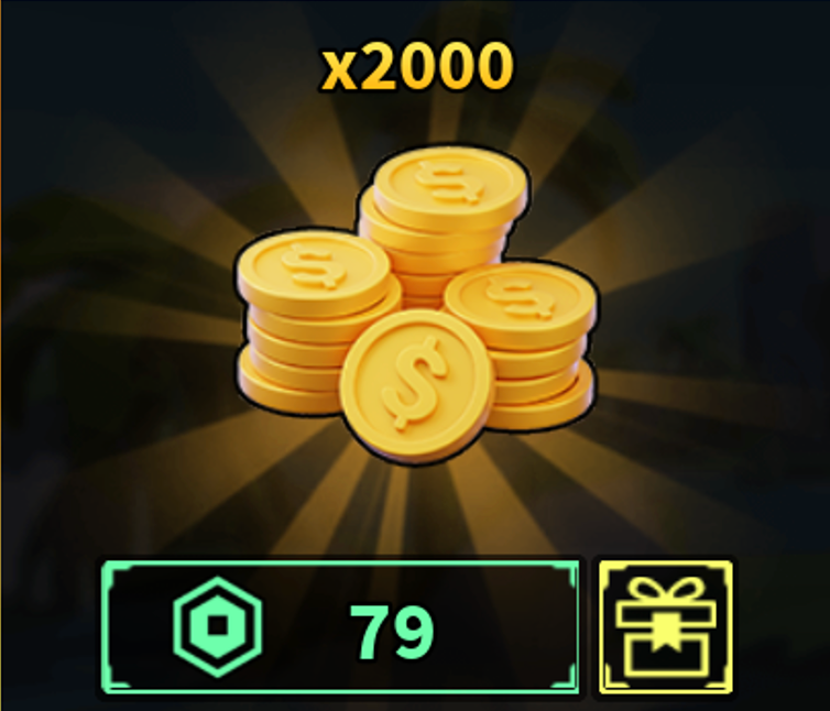 Coin package x2000