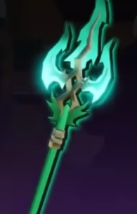 Green Flame Trident